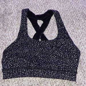 black/white lulu bra
